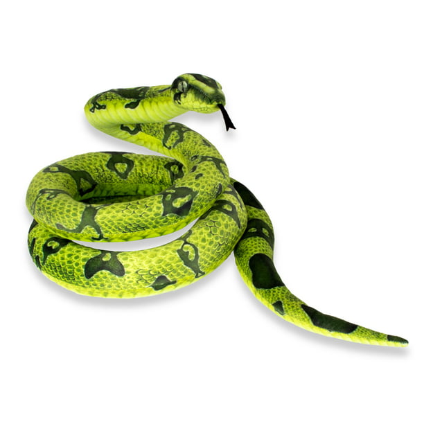 Real Planet Python Green 78.7 Inch Realistic Soft Plush - Walmart.com