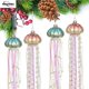 thumbnail image 3 of Colgante de medusas con cuentas de vidrio, colgante decorativo, cuatro piezas de colgante para fiesta en casa, 3 of 5