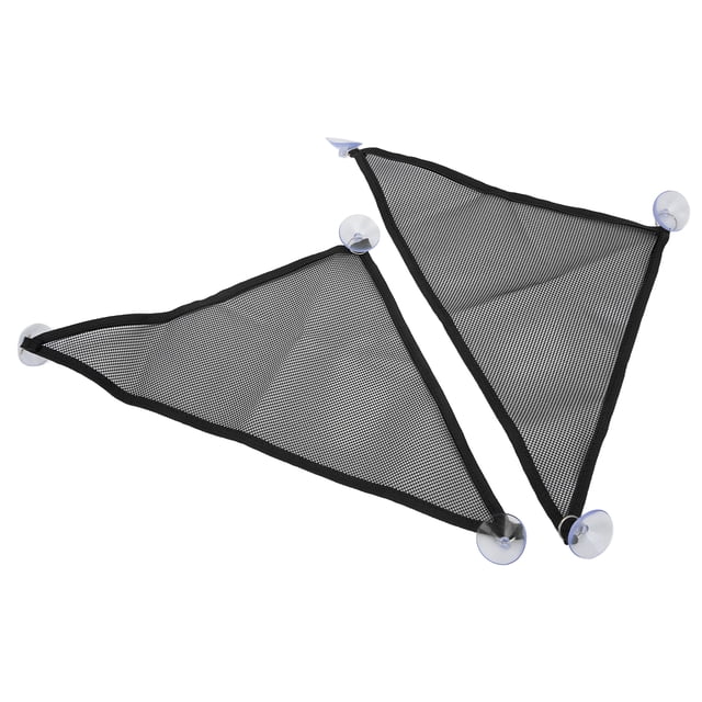 2 uds hamaca para reptiles dragón barbudo hamaca de malla Triangular con ventosas para Iguanas Anoles Geckos SnakesBlack L