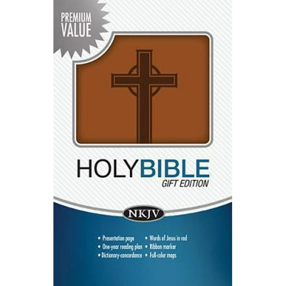 Pre-Owned Nkjv Gift Bible Custom Brown (Paperback) 0718029844 9780718029845