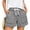 Black, variant on cocolona Womens Summer Casual Striped Beach Shorts Elastic Waist Drawstring Wide Leg Lounge Shorts with Pockets