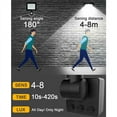 thumbnail image 3 of Energy-Saving LED Floodlight With Motion Sensor, Outdoor 50W Flood Light Offering Super Bright Illumination And Extra-Long Cable For Hassle-Free Installation, 3 of 5