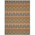 thumbnail image 2 of Safavieh Veranda Luwig Geometric Indoor/Outdoor Area Rug, Terracotta/Chocolate, 9' x 12', 2 of 7