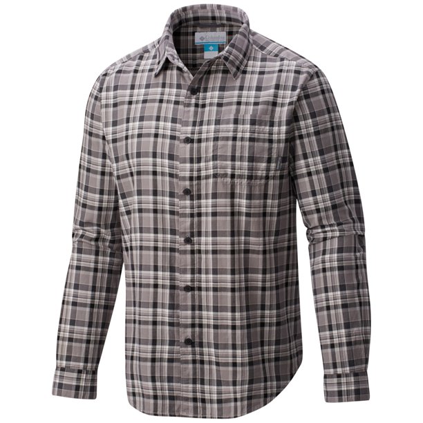 Camisa Columbia Vapor Ridge III Button Up para hombre gris pequeño
