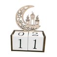 thumbnail image 3 of Calendario de Adviento Eid Mubarak, adorno de madera de Ramadán, regalo de Ramadán, decoración Al-fitr Eid Mubarak para dormitorio, escritorio, sala de estar Estilo C, 3 of 8