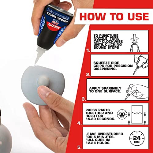 Loctite 4g Ultra Gel Control Super Glue Bottle (6 Pack)