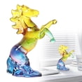 thumbnail image 2 of Getwin Desktop Items,Colorful Horse Crystal Ornaments,Horse Statue Year Of 2026 Figurine Hand Blown Glass Horses Collectible Figurine For Home Wealth Chinese New Year Decor, 2 of 6