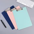 thumbnail image 4 of Kripyery Menu Holder Thickened Strong Grip Rectangle Waterproof Dirt-resistant A4 File Folder Paper Clipboard Writing Pad Dining Room Supply, 4 of 8