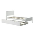 thumbnail image 3 of Max & Lily Twin Bed with Trundle, Classic Solid Wood Platform Bed with Panel Headboard, 3 of 9