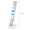 thumbnail image 2 of Unique Bargains Detachable Magazine Display Racks 10 Layers Brochure Stand Catalog Literature Rack for Hotel Exhibition Office, 2 of 7