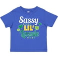 thumbnail image 3 of Inktastic Saint Patrick's Day Sassy Lil' Lassie with Shamrocks Boys or Girls Toddler T-Shirt, 3 of 5