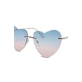 thumbnail image 4 of Ragstock Frameless Heart Lens Sunglasses, 4 of 4