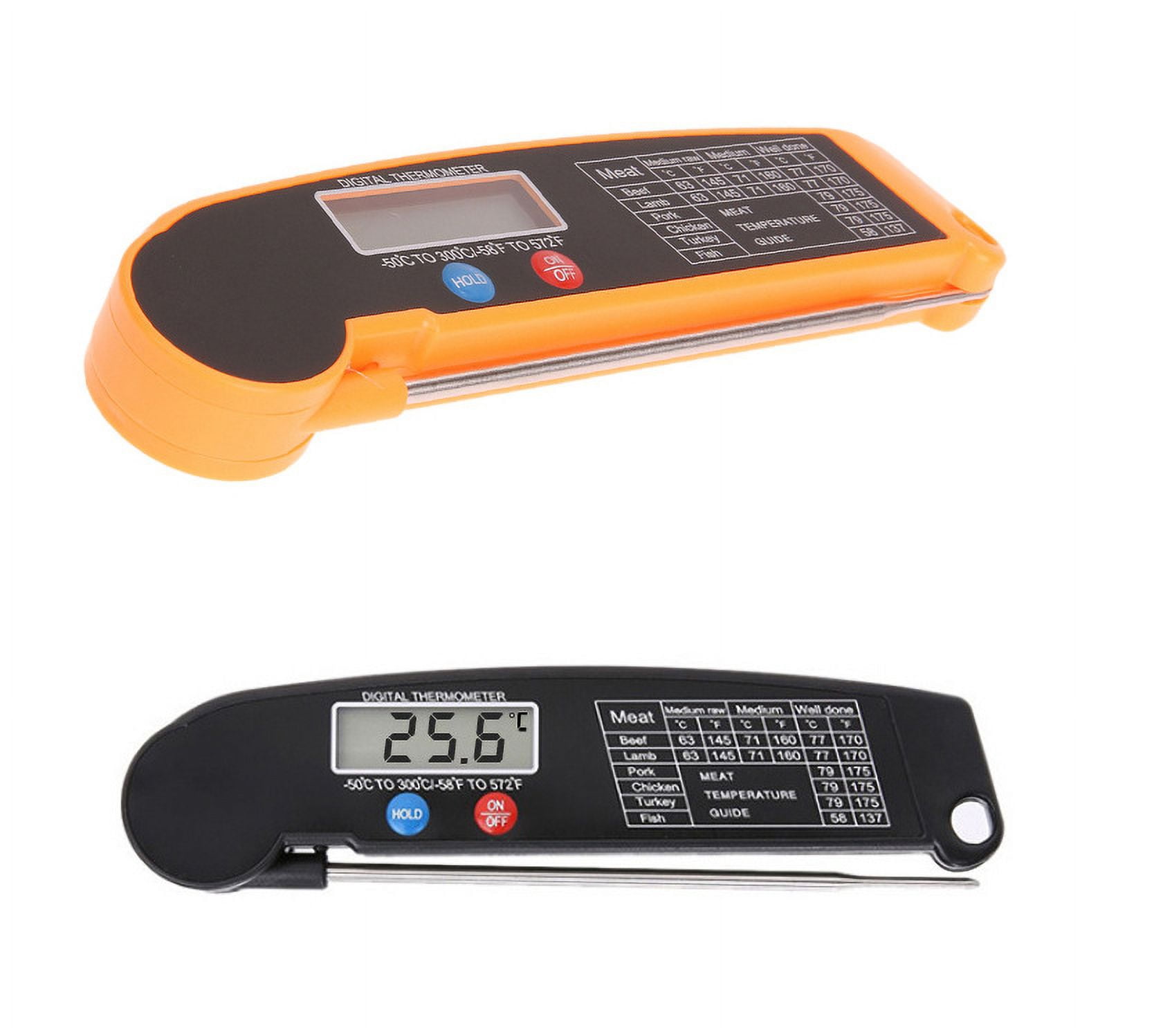 LAATIKUI Meat thermometer food grill measurement waterproof probe thermometer