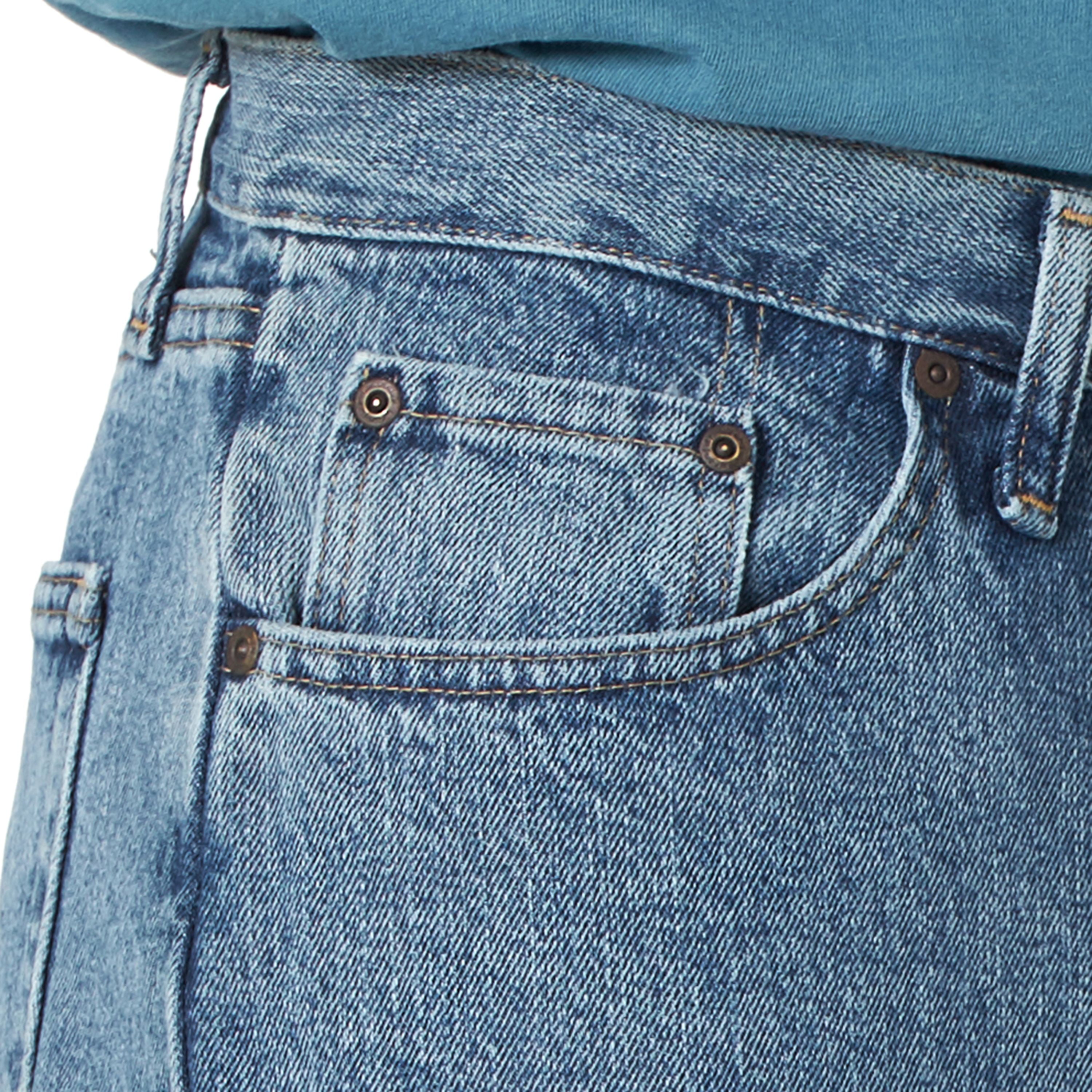 Wrangler Men's and Big Men's Regular Fit Cotton Jeans
