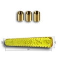 thumbnail image 5 of Yellow JDM Spiral Crystal VIP Style Manual Bubble Shifter Shift Knob Head - 20CM, 5 of 5