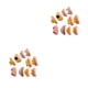 thumbnail image 4 of Advancent 10 Pcs Halloween Fake Ugly Fancy Cosplay False Wacky Denture Gift Rotten Prop Model Day Prank Masquerade April Toys Fool's Como se muestra 2piezas Advancent CBP585740, 4 of 5
