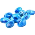 thumbnail image 2 of June&Ann Blue Agate Palm Stones Healing Gemstone Therapy Worry Crystal Stones for Meditation Chakra Balancing Collection, Irregular Shape, 2 of 4