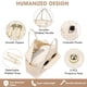 thumbnail image 3 of Bolsa de viaje LUOCIP grande para fines de semana con compartimento para zapatos, 3 of 7