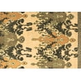 thumbnail image 1 of Ahgly Company Indoor Rectangle Abstract Brown Modern Area Rugs, 5' x 8', 1 of 4
