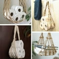 thumbnail image 2 of Cotton Woven Magazine Rack Bohemian Hanging Pocket Holder Basket Holder Home Decor for Books Toilet Paper Home Storage, 2 of 7