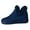Navy, variant on Women's Boots Warm Lined -On Ankle Booties Soft Suede Casual Shoes for Winter Activities 8 Navy
