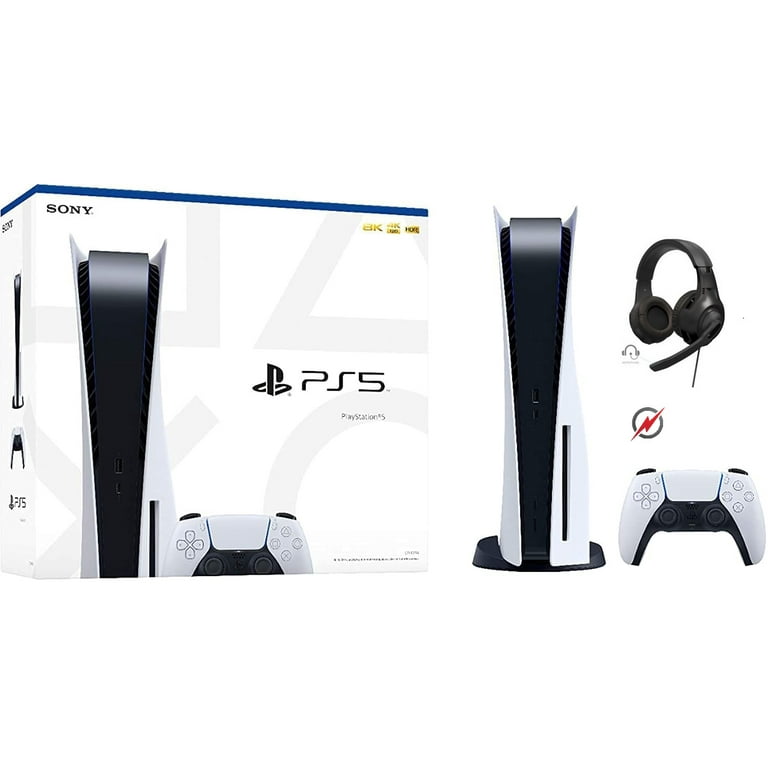 Sony PlayStation 5 Console (PS5 Disc Console) with Controller and Accessory Set