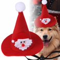 thumbnail image 1 of Festive Pet Party Hat Santa Headband for Dogs and Cats Holiday Celebration Accessory, 1 of 5
