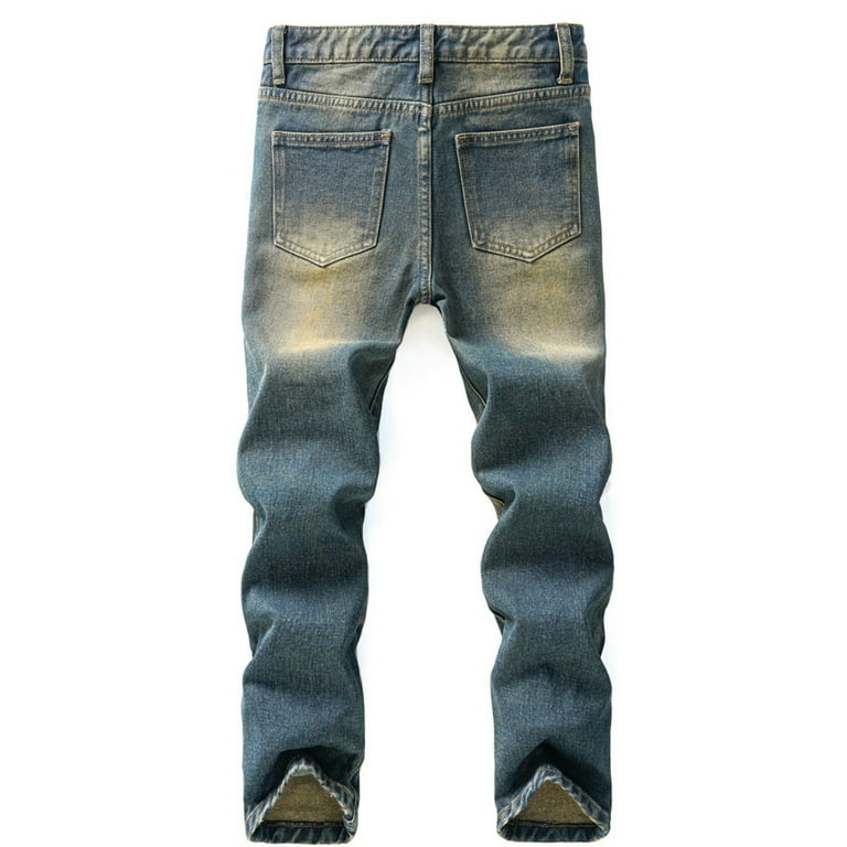 GYRATEDREAM Boy's Skinny Ripped Jeans Destroyed Distressed