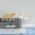 thumbnail image 2 of 3 Pieces Cheetah Figurine Swan Statue Animal Sculpture Ceramic Modern Table Centerpiece for Office Home Decor Shelf, 2 of 8