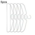 thumbnail image 1 of Chendee Short Neck Anti-Slip Plastic Clothes Hangers Save Vertical Space,5Pcs, 1 of 8