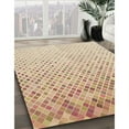 thumbnail image 3 of Ahgly Company Machine Washable Indoor Square Transitional Golden Blonde Gold Area Rugs, 6' Square, 3 of 7