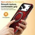 thumbnail image 2 of Decase Rugged Kickstand Case for iPhone 17 Pro Max,Shockproof Hard PC Protection Stand Cover,Anti-Scratch Hard Cover,Red, 2 of 7