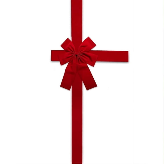 2026 Christmas Indoor Home Decor Christmas Door Decorations Velvet Bows Door Hangings And Christmas Ornaments