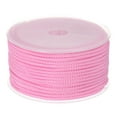 thumbnail image 1 of Unique Bargains Nylon Beading Thread Cord 2mm Extra Strong Braided Nylon String for Necklace Crafting 15M/49 Feet, Charm Pink, 1 of 5