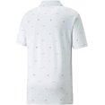 thumbnail image 2 of NEW Puma Cloudspun H8 Golf Bright White-Navy Blazer Polo/Shirt Men's Medium (M), 2 of 2