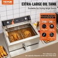 thumbnail image 2 of VEVOR Freidora electrica comercial VEVOR de encimera, 3000 W, 30,6 qt/29 l, 2 of 9
