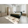 thumbnail image 5 of Ahgly Company Machine Washable Indoor Rectangle Abstract Blanched Almond Beige Area Rugs, 7' x 9', 5 of 7
