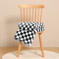 thumbnail image 6 of Checkered Flannel Fleece Throw Blanket Soft Cozy Checkerboard Grid Print Chessboard Gingham Pattern Blankets for Bed Couch Sofa, 60"x80", Black, 6 of 6