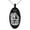 Black, variant on Stainless Steel Pirate Skull Crossbones Rum Engraved Small Oval Charm Pendant Necklace