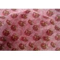thumbnail image 4 of oneOone Cotton Silk Pink Fabric Flower Watercolor Sewing Material Printed Fabric By The Yard 42 Inches Wide, 4 of 4