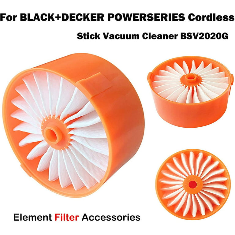 For BLACK+DECKER BSV2020G / BSV2020P POWERSERIES Extreme Cordless Stick  Main Brush HEPA Filter Replacement Accessories