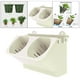 thumbnail image 4 of Cama de ín elevada vertical - inera para inería al aire libre e interior Perfecta para cultivar sus flores de hierbas vegetales en su Beige Soledad Jardinera de pared, 4 of 7