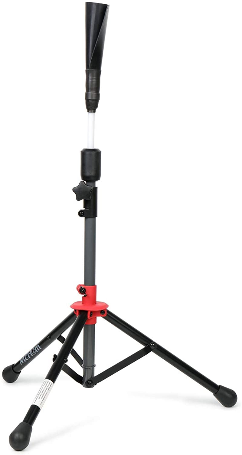 Baseball Softball Batting Tee Folding Tripod Training Aid Adjustable 28''-42'' 