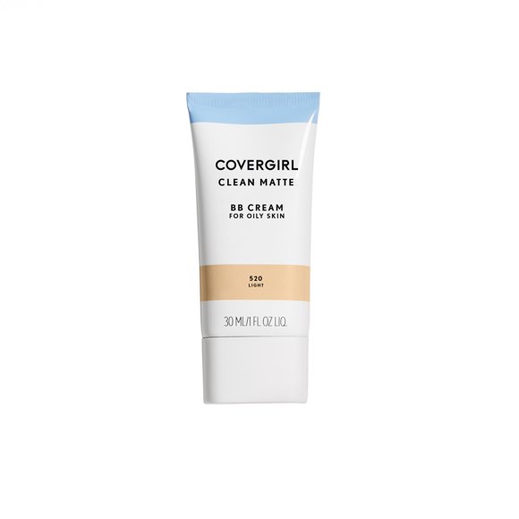 COVERGIRL Crème BB Clean Matte, sans huile, longue tenue, peau sensible, légère, 100% Sans Cruauté