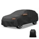 thumbnail image 1 of Funda de coche única Bargains, película de aluminio, funda para coche completa, protección impermeable para todo clima con cremallera en la puerta del conductor, negra para Kia Sportage, 1 of 6