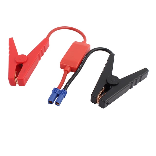Pinzas de batería de clip de cocodrilo con conector EC5