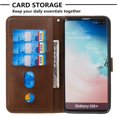 thumbnail image 4 of Estuche de Cuero PU con Cierre para Samsung Galaxy S10 Plus , Funda Protectora con Billetera y Correa, 4 of 5