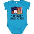 thumbnail image 3 of Inktastic Military Daddy Always My Hero Boys or Girls Baby Bodysuit, 3 of 5