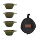 thumbnail image 5 of Bolsa de almacenamiento para accesorios de camping y barbacoas, ideal para actividades al aire libre y viajes. Verde, 5 of 8