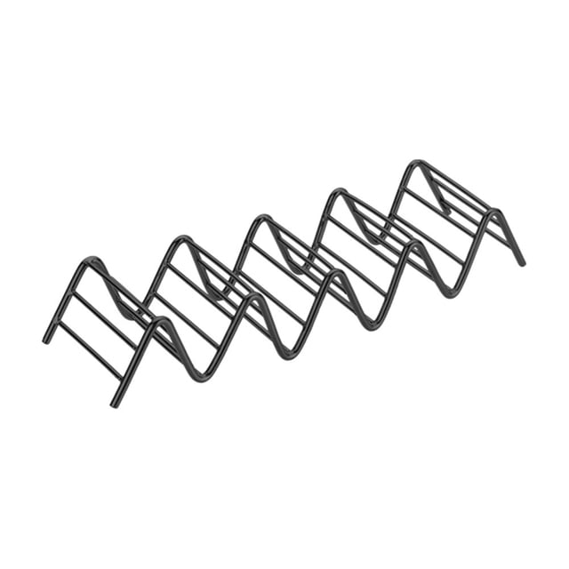 Soporte para tacos de acero inoxidable ondulado estante para panqueques de tacos creativo estante para panqueques mexicano